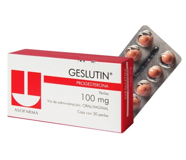 GESLUTIN 100 MG C/30 CAP ORAL/VAGINAL PROGESTERONA LAB ASOFARMA ...